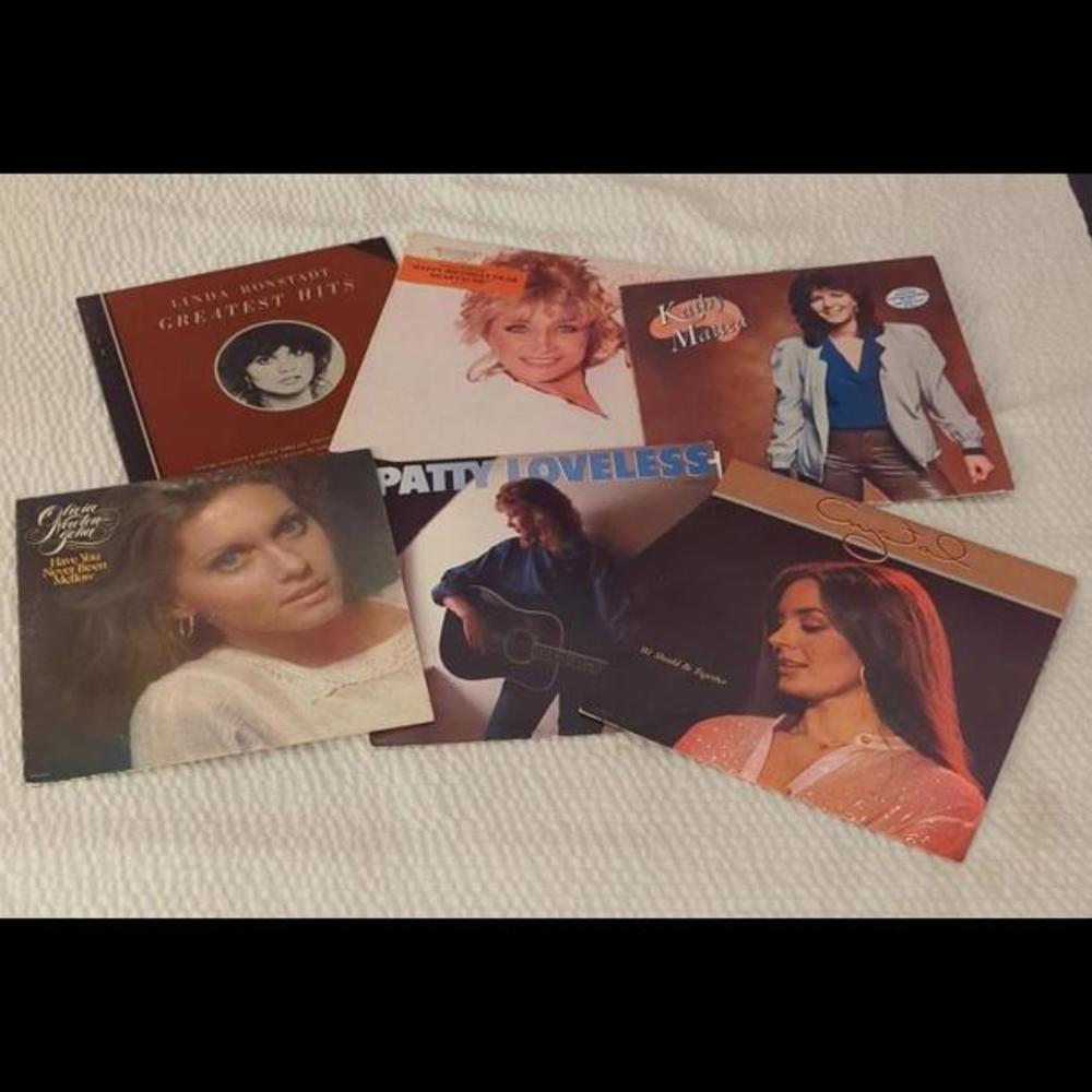 Set of 6 Vintage LP 12INCH Albums Featuring Strong Successful Powerful Women